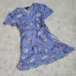 Forever 21 Blue Floral Mini Dress